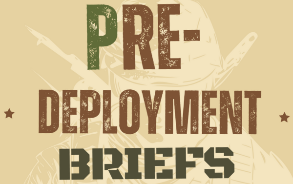 Pre-Deployment Brief