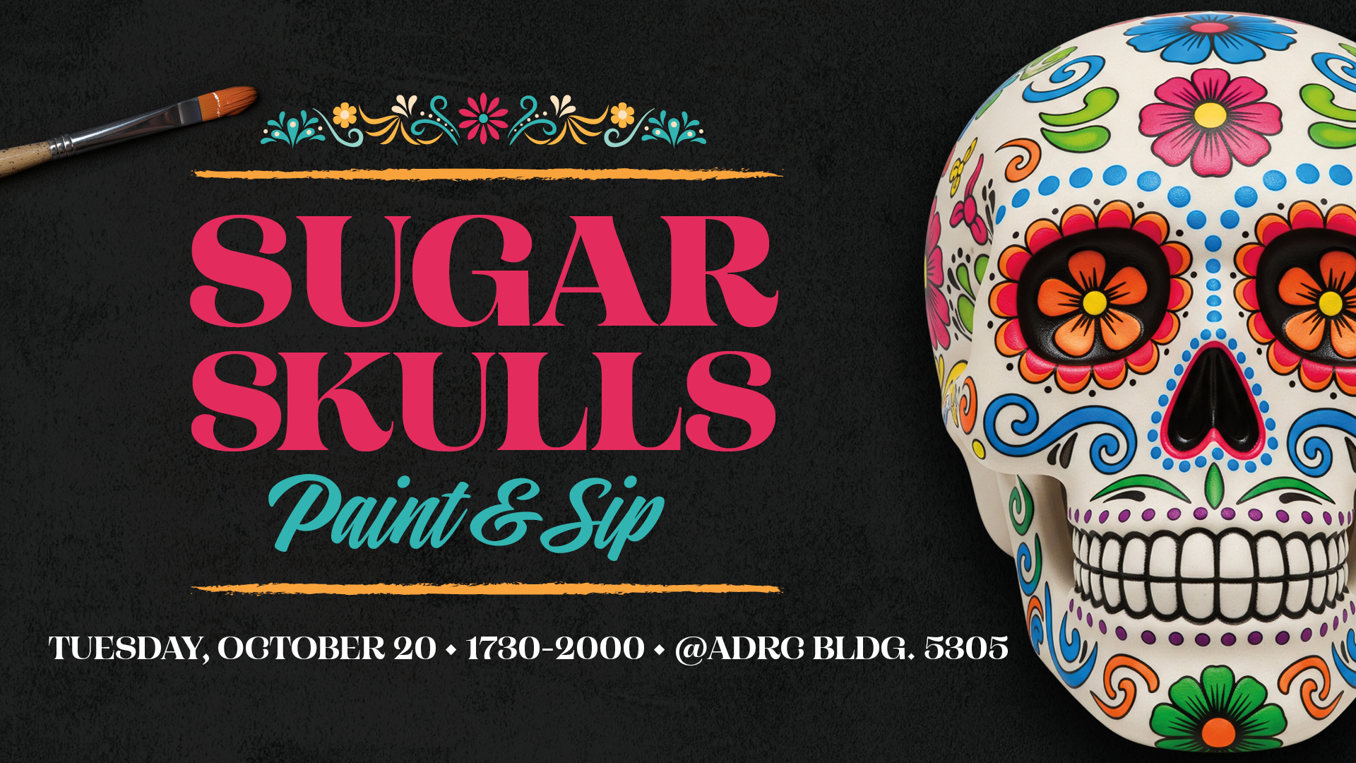 Sugar Skulls Paint & Sip