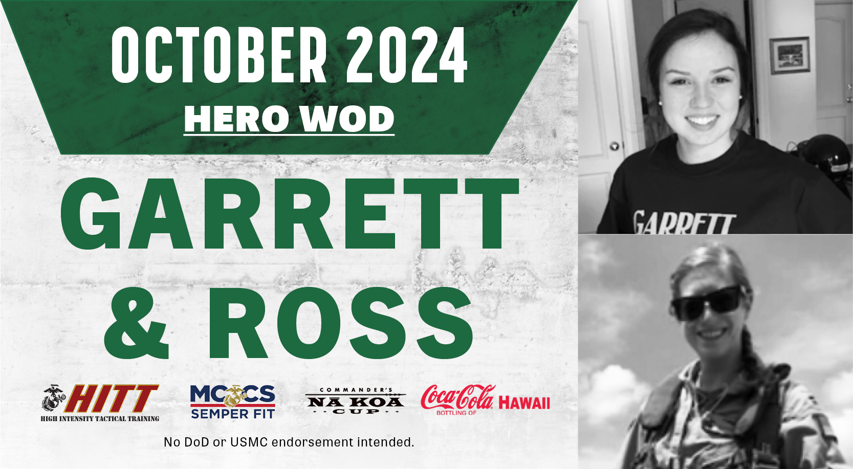 Garrett and Ross Hero WOD