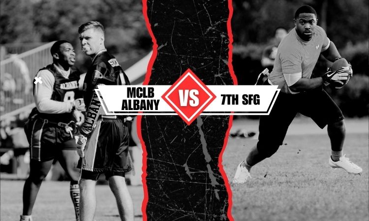 MCLB Albany vs 7th SFG Flag Football Game & Army-Navy Watch Party