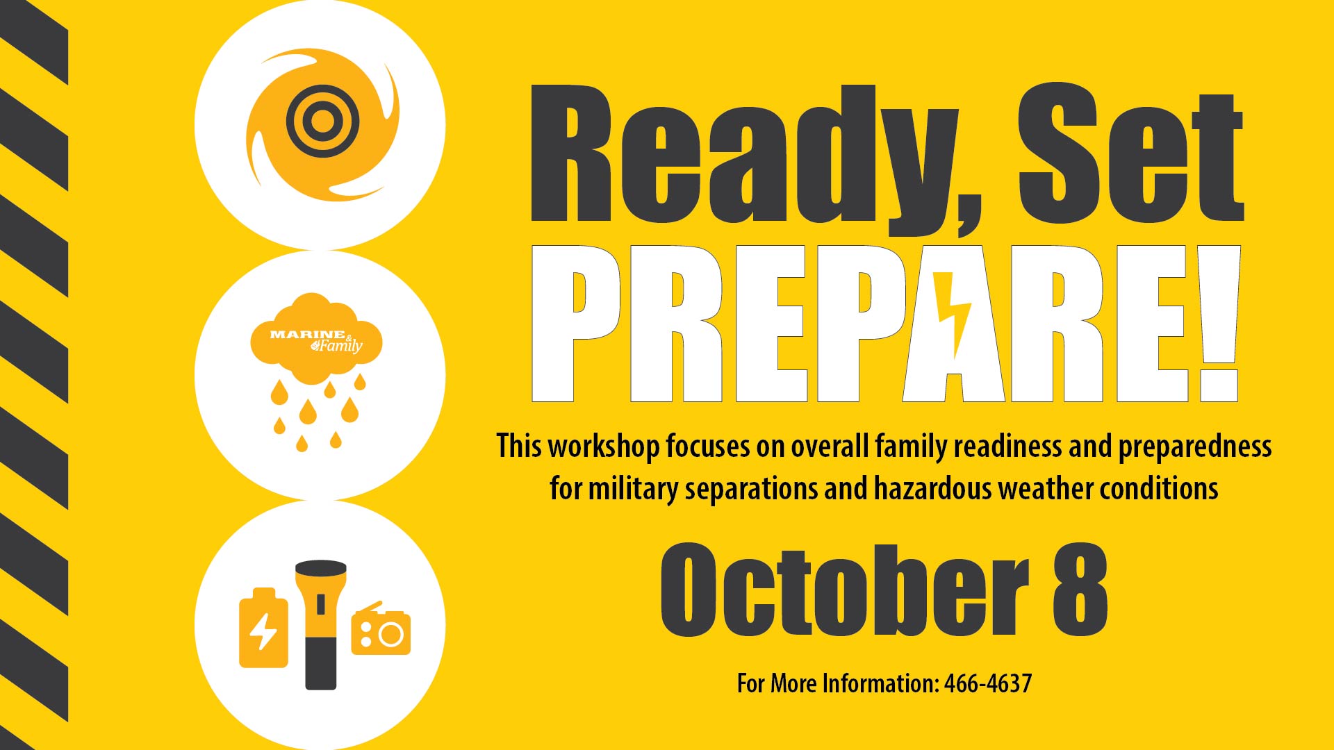 Ready, Set Prepare